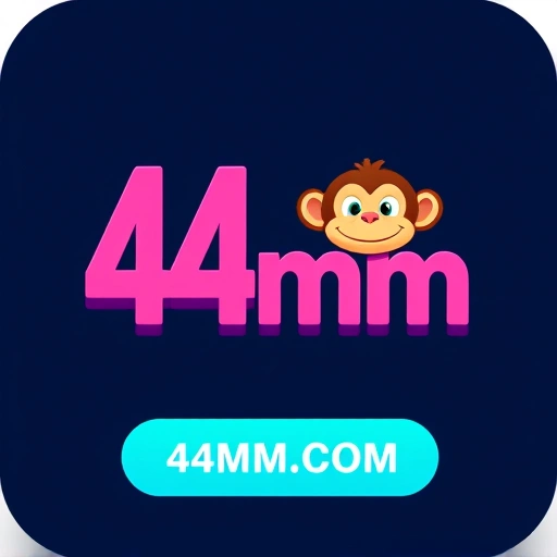 Imagem promocional da 44mm mostrando a plataforma de cassino online, interface de jogos e vantagens exclusivas